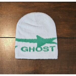 Lonely Ghost Beanie Light Blue Green Logo Winter Hat‎ Cozycore